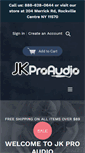 Mobile Screenshot of jkproaudio.com